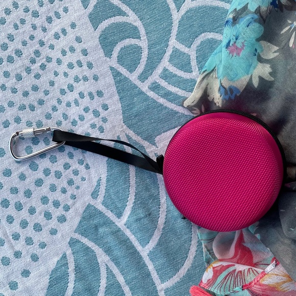 Echo Dot Case Portable Carrying Travel Bag/Case Hot Pink - Picture 1 of 6